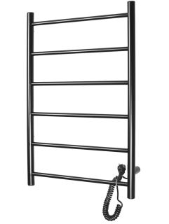 Полотенцесушитель электрический Domoterm Классик DMT 109-6 50х80 EK R чёрный